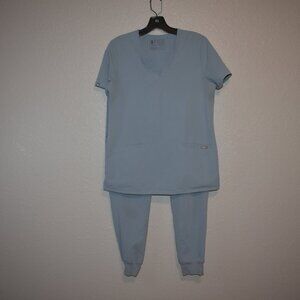 FIGS Set Size Small Ciel Blue